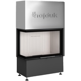 Hajduk Kamineinsatz Volcano 2LATh| 9 kW| zweiteilige Scheibe links