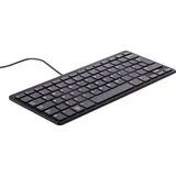 Raspberry Pi® RPI-KEYB (PT)-BLACK/GREY USB Tastatur Portugiesisch Schwarz, Grau USB-Hub