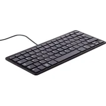 Raspberry Pi® RPI-KEYB (PT)-BLACK/GREY USB Tastatur Portugiesisch Schwarz, Grau USB-Hub