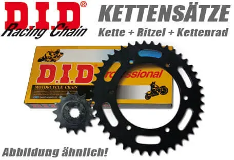 DID Kette und ESJOT Räder VX2-Kettensatz KTM 620 SC/SX 640 LC4 SM, schwarz