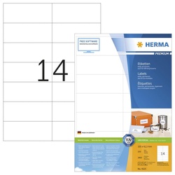 HERMA Etiketten 4625 weiß 105,0 x 42,3 mm