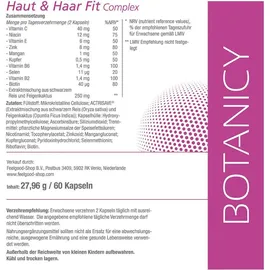 Botanicy Haut & Haar Fit Complex Kapseln 60 St.