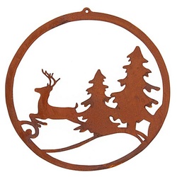 Rost-Ring "Elch",  30 cm Ø