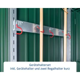 Hörmann Gerätehalter-Set 8-teilig Silber