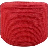 vidaXL Seil 10 pcs Rot Baumwolle