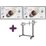 Samsung Flip Pro WM55B Flipchart 138,7 cm 55 Zoll inkl. Neomounts Pro NMPRO-S1 Standfuß