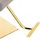 Physa Friseurstuhl mit Fußstütze 490 650 mm 200 kg Beige / Goldfarben - Friseurstühle physa