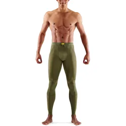 Skins Funktionshose 5-Series Tight Long (enganliegend, Kompression) khakigrün Herren