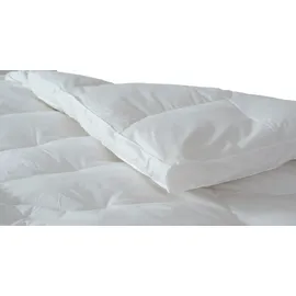 SCHLAFKÖNIG Daunen Bettdecke SCHLAFKÖNIG ® - 155x220 - EXTRA WARM - 100 % 1A Daunen Klasse 1 BodyComfort-S - Weiß