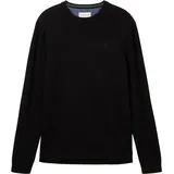 Tom Tailor 1038426 Basic Knit Pullover Black XL