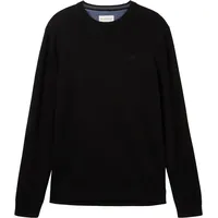 Tom Tailor 1038426 Basic Knit Pullover Black XL