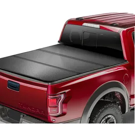 Vevor Dreifach faltbare Ladeflächenabdeckung, kompatibel mit Toyota Tundra 2014–2024 (NICHT PASSEND für Trail Special Edition mit Aufbewahrungsboxen), Fleetside 5,5' (67") kurze Ladefläche 2023