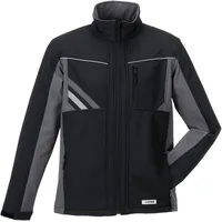 Planam Highline Softshell Jacke, Schwarz/Schiefer/Zink, Größe XS