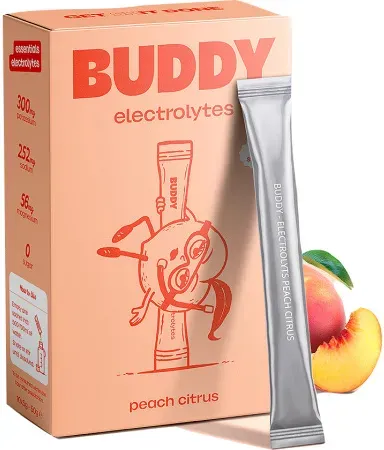 Buddy Elektrolyte Pfirsich Zitrus Sticks 10x5g