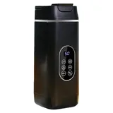 Kabelloser tragbarer Mixbecher - Mini-Mixer/Smoothie-Maker - USB-wiederaufladbar - Eiscrusher - Multifunktional - Langlebig - Akku inklusive - Schwarz
