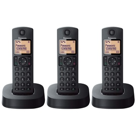 Panasonic KX-TGC313SPB Telefon DECT-Telefon Anrufer-Identifikation Schwarz