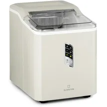 Klarstein Albaron Eiswürfelmaschine Bullet-Eis 12 kg / 24 h 1,5 Ltr. Display Creme
