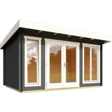 Lasita Maja Gartenhaus 4,1 x 3,2 m Grau