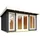 Lasita Maja Gartenhaus 4,1 x 3,2 m Grau