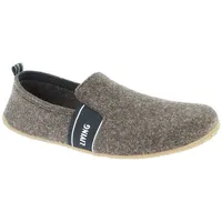 Living Kitzbühel Hausschuh T-Modell Filz in Dark Oak -