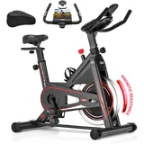 8732B DMASUN Heimtrainer Fahrrad mit Magnetischem Widerstand, Ergometer Hometrainer Fahrrad mit LCD-Monitor, Kardio Training Cycling Bike Indoor, Fitnessbike 160 kg Belastbar