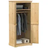 vidaXL Kleiderschrank Corona 76 x 170 x 50 cm Braun