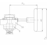 ARI ARMATUREN Gesa 22013 Gewindeflanschklappe DN150 PN16