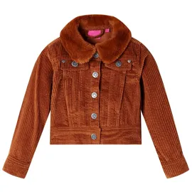 vidaXL Winterjacke Cognac 140