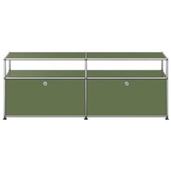 USM Sideboard olivgrün, Designer Prof. Fritz Haller, 56.5x153x38 cm