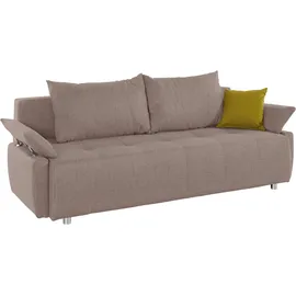 Collection AB Schlafcouch Kunstleder 2-Sitzer Braun