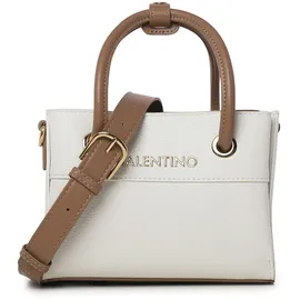 Valentino Alexia Shopper Kunstleder Weiß/Braun