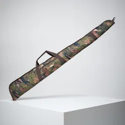 Jagd-Gewehrfutteral 125 cm Camouflage grün/braun, braun, 125 CM