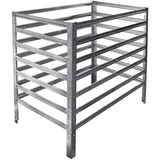 shelfplaza HOME 100x120x110 cm Komposter in verzinkt mit 1320 Liter Volumen