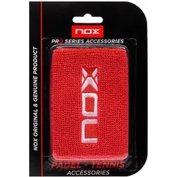 Schweißband NOX Padel rot/weiß weiß|rot Einheitsgröße