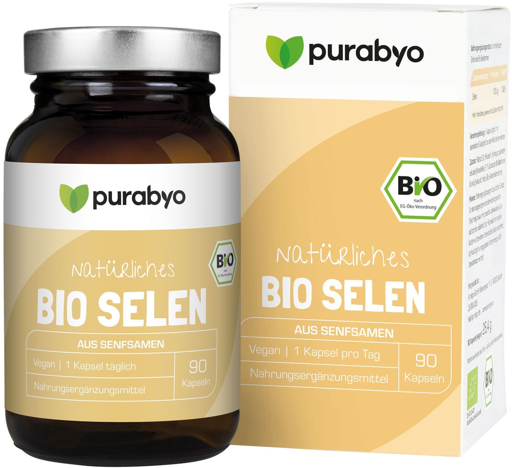 Purabyo Bio Selen Kapseln 90 St