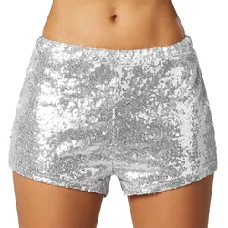 tectake® Pailletten-Shorts