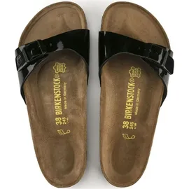 Birkenstock Madrid Birko-Flor Lack schmal schwarz lack 36