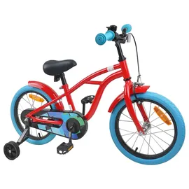 vidaXL Kinderfahrrad 16 Zoll Farbe Rot
