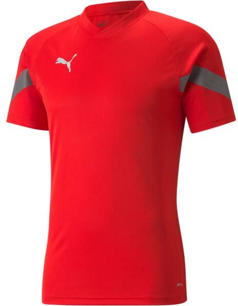 PUMA Herren Shirt teamFINAL Training Jersey, PUMA RED-SMOKED PEARL-PUMA SIL, L