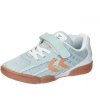 hummel Root Elite Handballschuhe mit Klettverschluss Kinder illusion blue 28