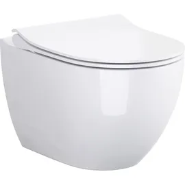 Primaster Pandora Wand-WC mit WC-Sitz Weiß
