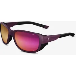 Sonnenbrille Damen/Herren Kat. 4 HD Wandern - MH570, grau|violett, EINHEITSGRÖSSE