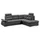 ed exciting design Ecksofa JAKARTA - schwarz