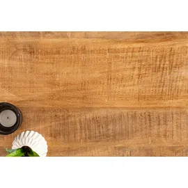 invicta interior gmbh & co. kg Couchtisch IRON CRAFT Braun Mangoholz 60 x 45 x 60 cm