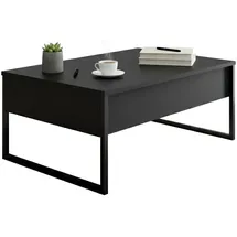Dmora Canis Schwarz Metall 90 x 60 x 40 cm