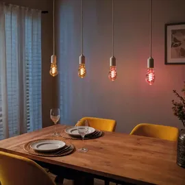 Hama smarte LED-Lampe E27 dimmbar, RGBW, 470 lm, 4,9 W)