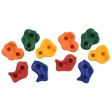 vidaXL Klettergriff 10 Stk. Mehrfarbig
