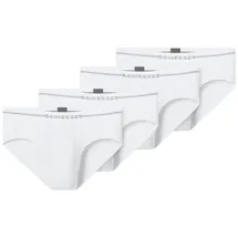 SCHIESSER Cotton Flex Slip unifarben weiß XXL 4er Pack