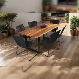 Sam ISRA Gartenstuhl 58 x 58 x 88 cm schwarz 4 St.