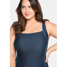 sheego Badeanzug Damen Blau 56 Cup F